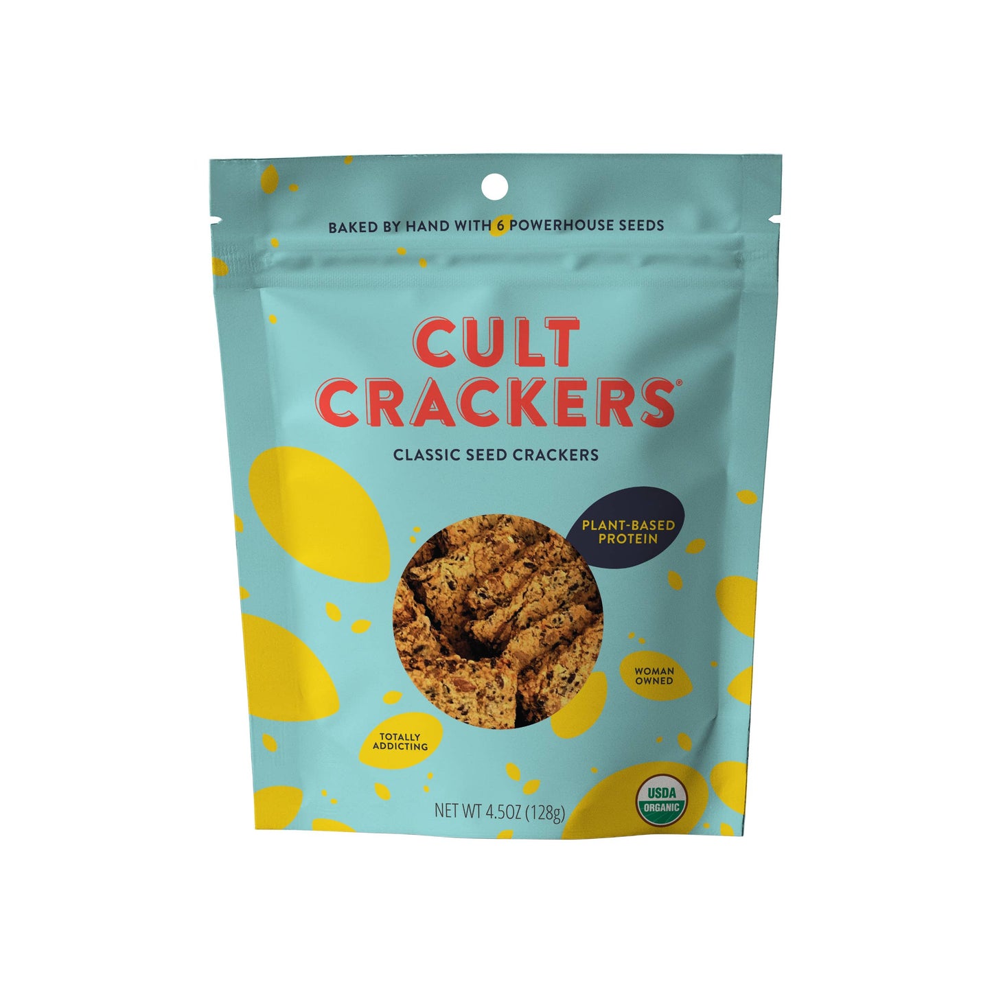 Classic Seed Crackers Organic Healthy Gluten Free Snacks